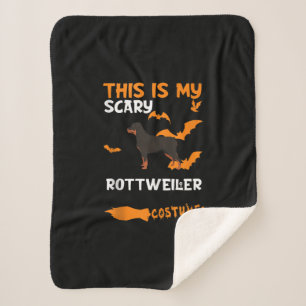 Rottweiler Costume Halloween Beängstigender Hundet Sherpadecke