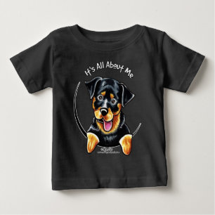 Rottweiler, das ganz ungefähr ich sein ist baby t-shirt