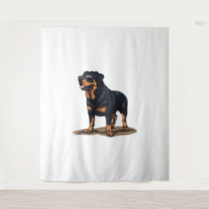 Rottweiler Der Explorer Wandteppich