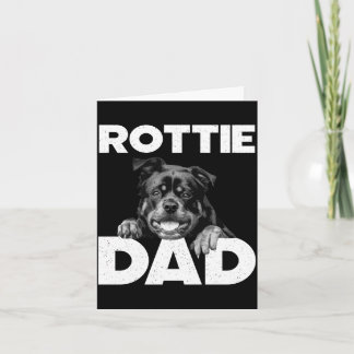 Rottweiler-Design für Männer Papa Rottie Rottweile Karte