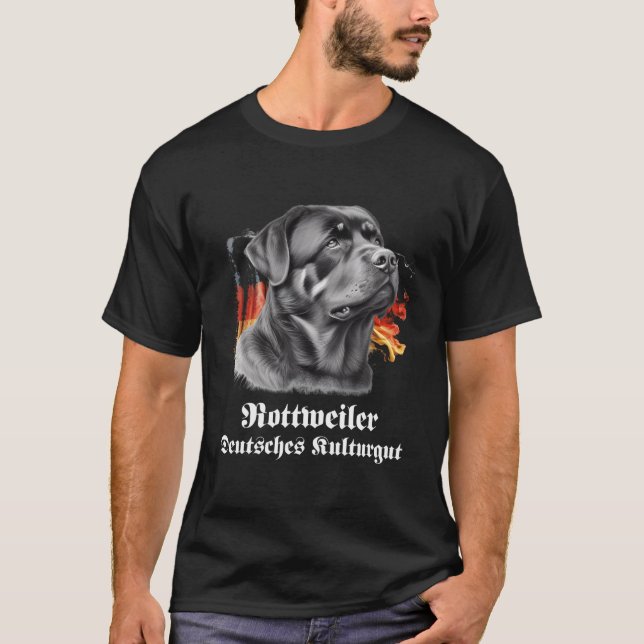 Rottweiler Deutsches Kulturgut Cooles Rottweiler M T-Shirt (Vorderseite)