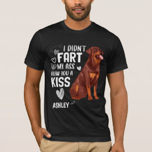 Rottweiler Didnt Furz Kiss Dog T-Shirt