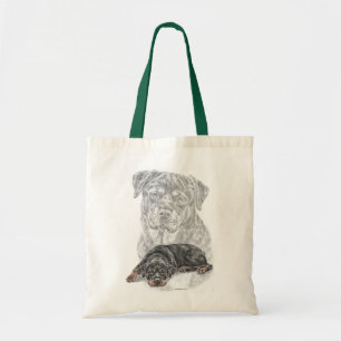 Rottweiler Dog Art Tragetasche