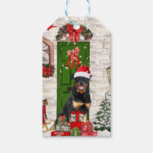 Rottweiler Dog Christmas Geschenkanhänger
