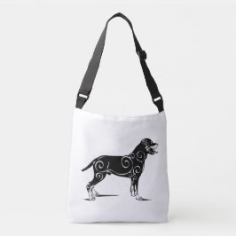 Rottweiler Dog Design Tragetaschen Mit Langen Trägern