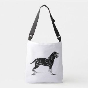Rottweiler Dog Design Tragetaschen Mit Langen Trägern