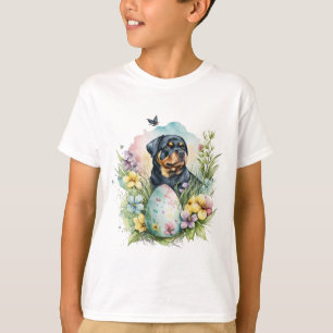 Rottweiler Dog Easter Egg, Happy Easter Rottweiler T-Shirt