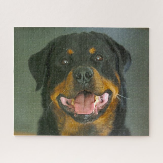 Rottweiler Dog Jigsaws. Puzzle (Horizontal)