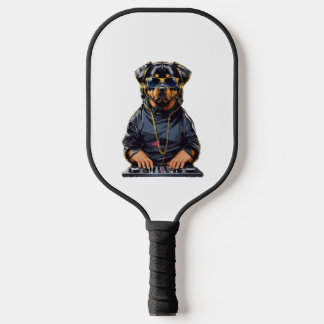 Rottweiler Dog Kimono Pickleball Schläger