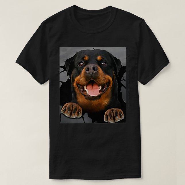 ROTTWEILER Dog Lover Pocket Design T-Shirt (Design vorne)