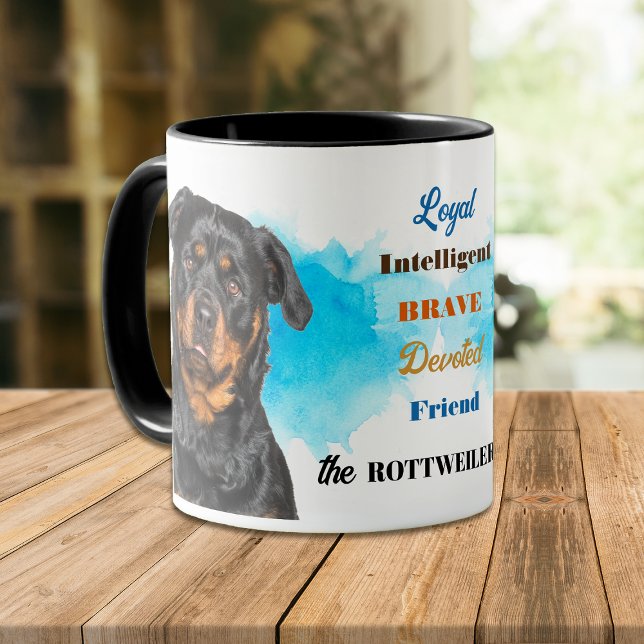 Rottweiler Dog Loyal Friend Tasse (Von Creator hochgeladen)