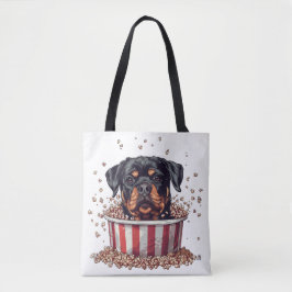 Rottweiler Dog Movie Popcorn Ecket