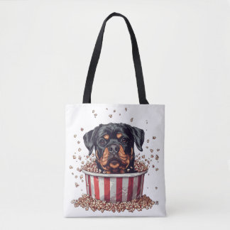 Rottweiler Dog Movie Popcorn Ecket