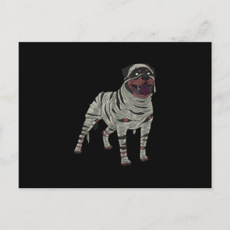 Rottweiler Dog Mummy Halloween Kostümliebhaber Ankündigungspostkarte