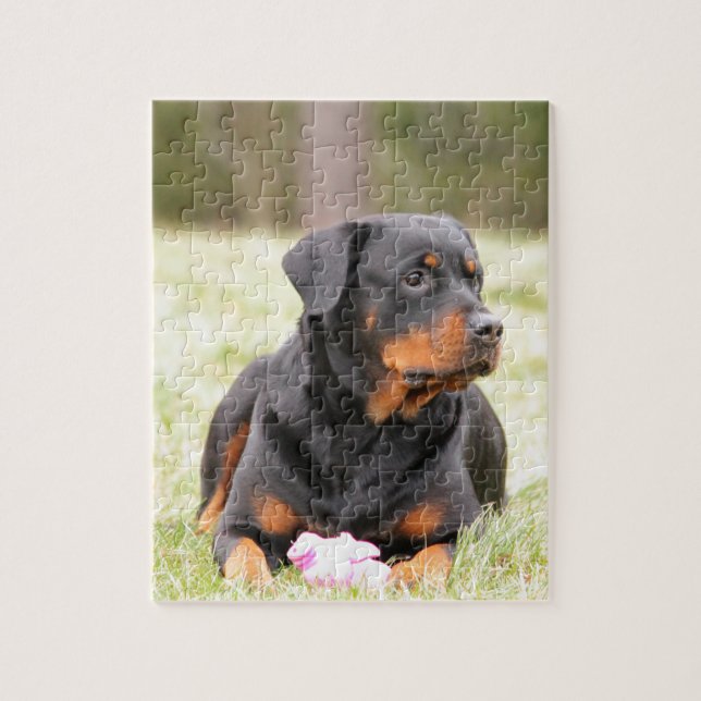 Rottweiler Dog Puzzle (Vertikal)