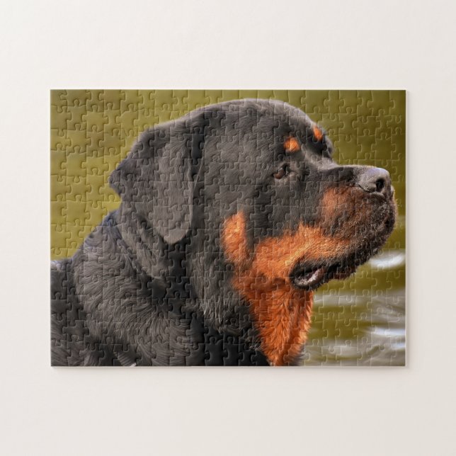 Rottweiler Dog Puzzle (Horizontal)