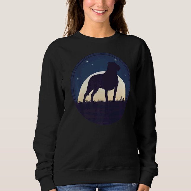 Rottweiler Dog Retro 7 Sweatshirt (Vorderseite)