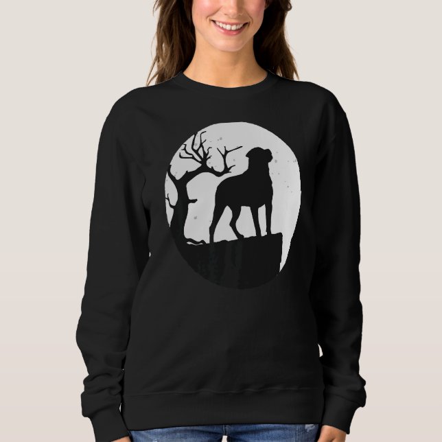 Rottweiler Dog Retro Sweatshirt (Vorderseite)