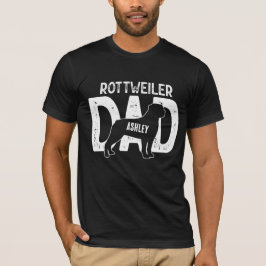 Rottweiler Dog Vater Welpe Vater T-Shirt