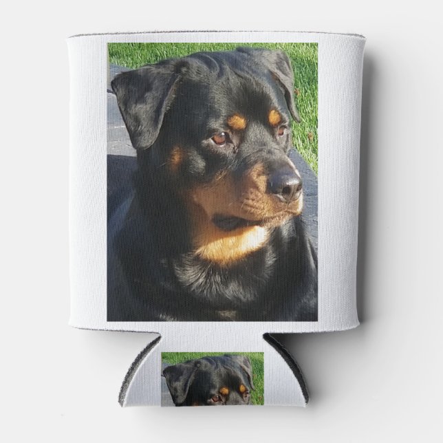 Rottweiler Dosenkühler (Vorderseite)