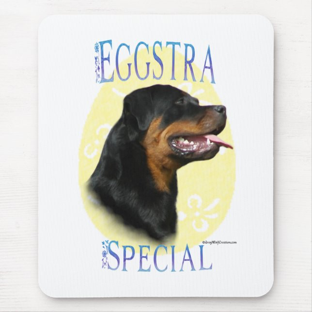 Rottweiler Eggstra Special Mousepad (Vorne)