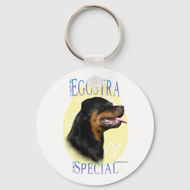 Rottweiler Eggstra Special Schlüsselanhänger (Vorderseite)