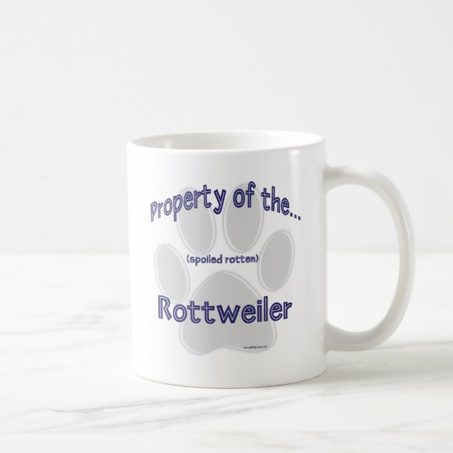 Rottweiler-Eigenschaft Tasse (Rechts)