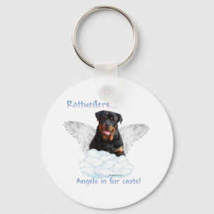 Rottweiler Engels-Schlüsselanhänger Schlüsselanhänger