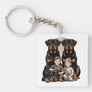 Rottweiler, Familienwächter Schlüsselanhänger
