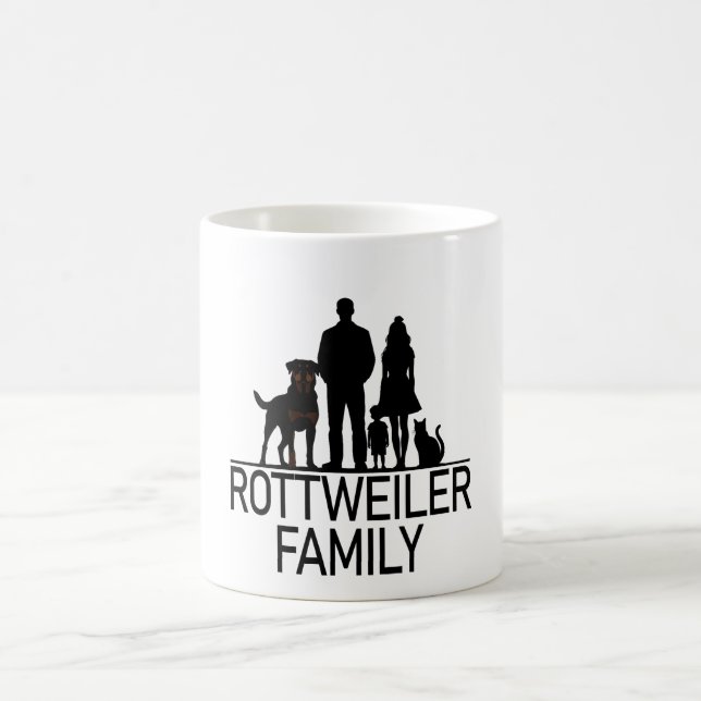 Rottweiler, Family Kaffeetasse (Mittel)