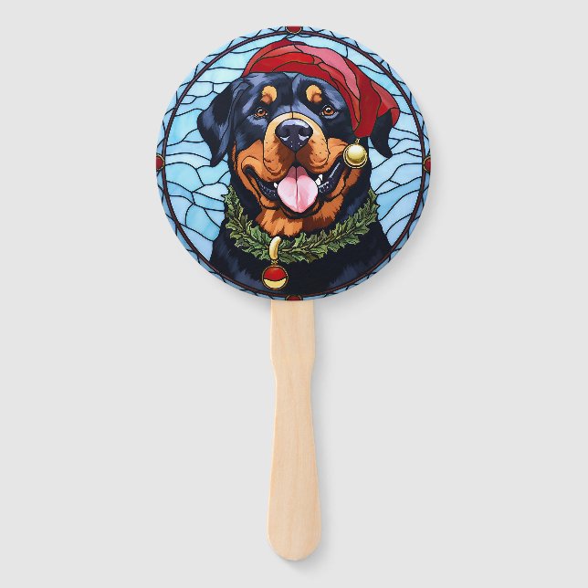 Rottweiler Festgläserweihe Fächer (Vorderseite)