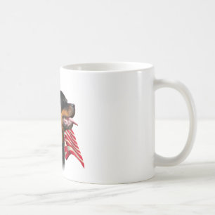 Rottweiler-Flagge Tasse