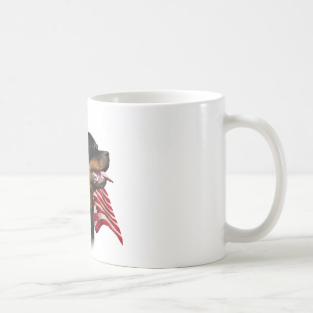 Rottweiler-Flagge Tasse (Rechts)