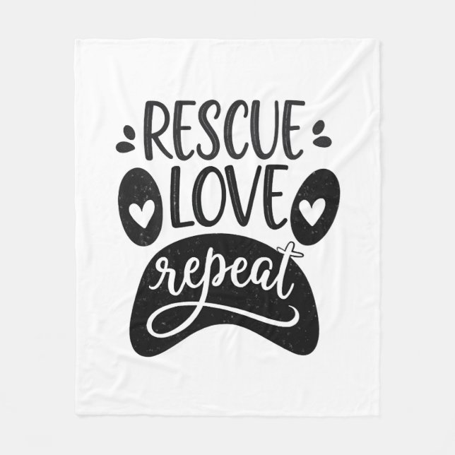 Rottweiler Fleecedecke (Vorderseite)