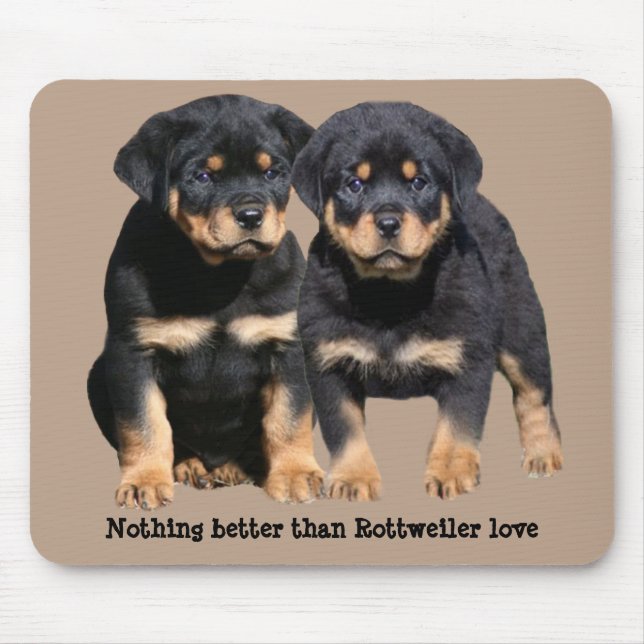 Rottweiler Freunde Mousepad (Vorne)