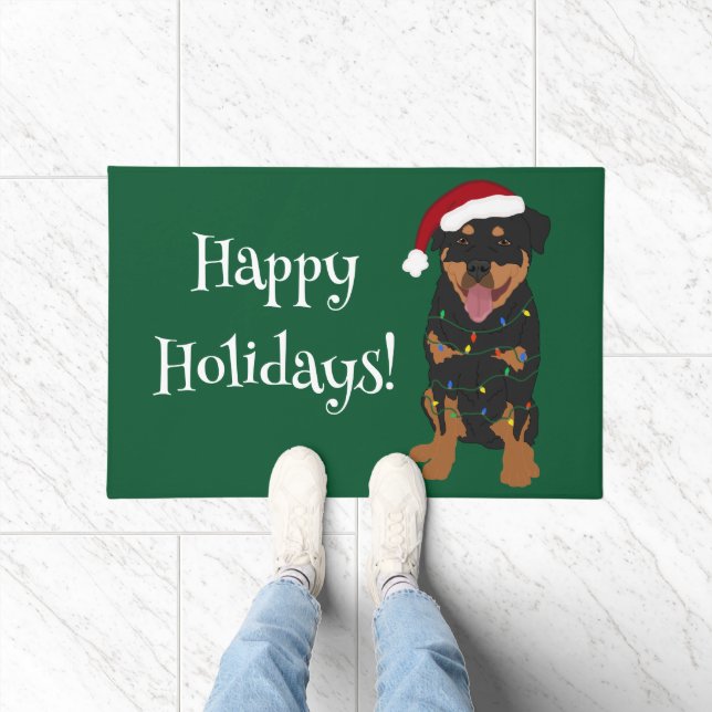 Rottweiler Fußmatte (Indoor)