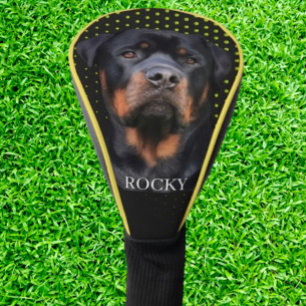   Rottweiler Gelb Golf Headcover