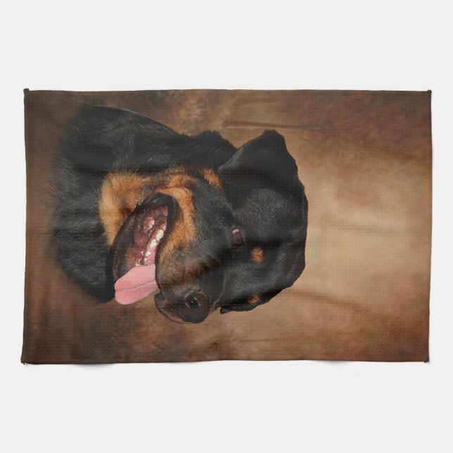 Rottweiler Geschirrtuch (Horizontal)