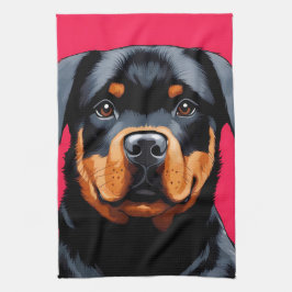 Rottweiler Geschirrtuch