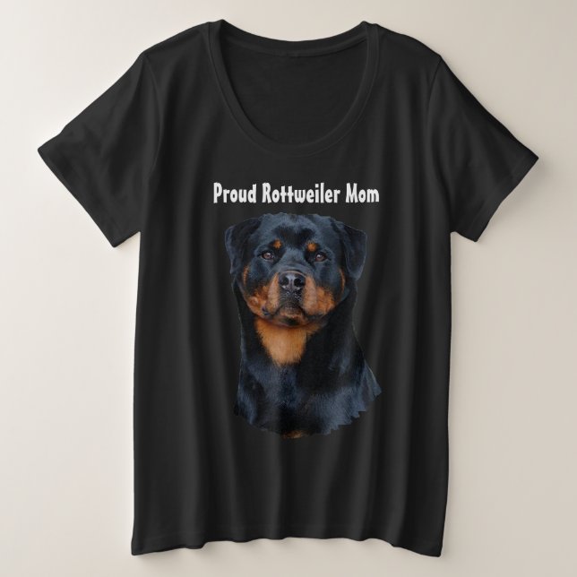 Rottweiler Große Größe T-Shirt (Design vorne)