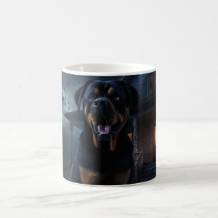 Rottweiler Halloween Beängstigend Kaffeetasse