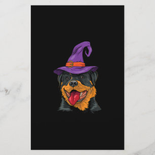 Rottweiler halloween Hundeschrei lustiges Geschenk Briefpapier