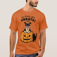Rottweiler Halloween keine Tricks nur Leckereien