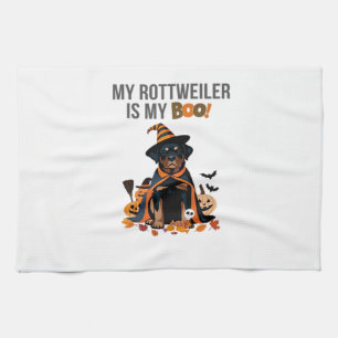 Rottweiler Halloween-Kostüm Mein Rottweiler ist m Geschirrtuch