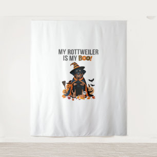 Rottweiler Halloween Kostüm Mein Rottweiler ist Me Wandteppich