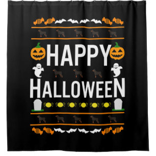 Rottweiler Halloween Lazy Ugly Costume Dog T - Shi Duschvorhang