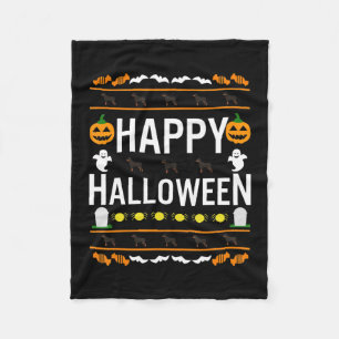 Rottweiler Halloween Lazy Ugly Costume Dog T - Shi Fleecedecke