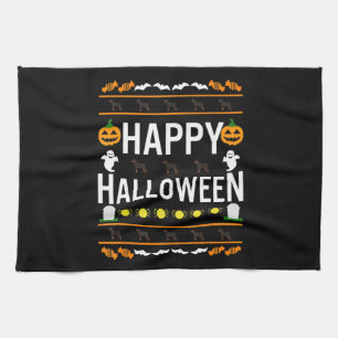 Rottweiler Halloween Lazy Ugly Costume Dog T - Shi Geschirrtuch