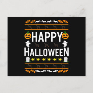 Rottweiler Halloween Lazy Ugly Costume Dog T - Shi Postkarte