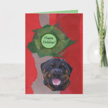 Rottweiler Happy Holidays